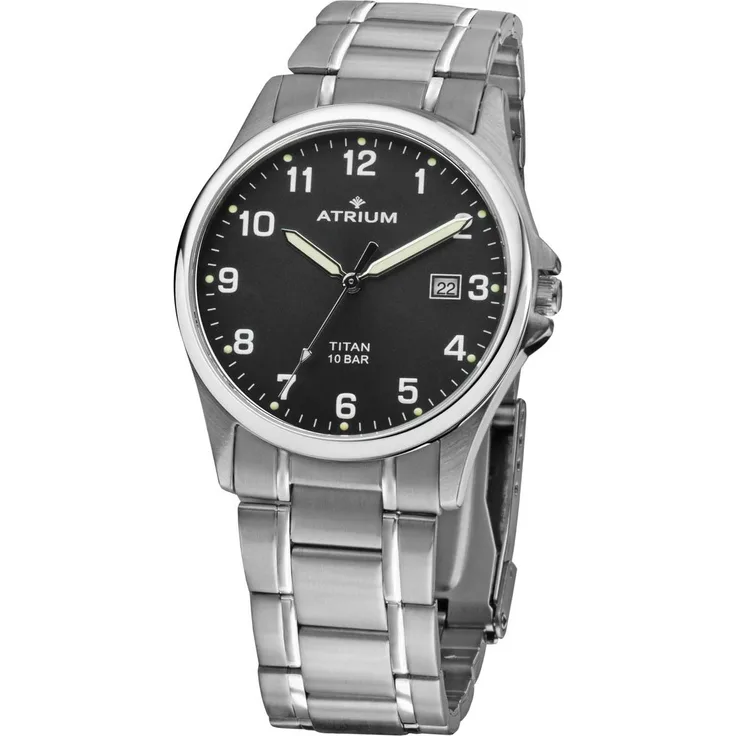 ATRIUM Herren Uhr Armbanduhr Analog Quarz Titan A23 31