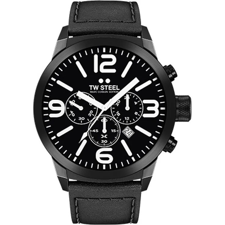 TW Steel Herren Uhr Armbanduhr Chrono Marc Coblen Edition TWMC42 Lederband
