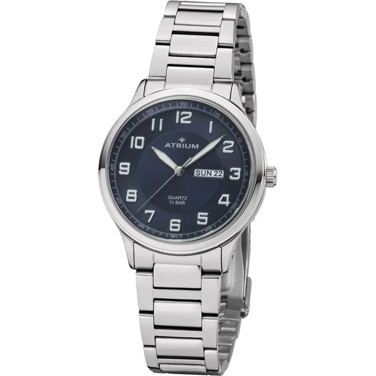 ATRIUM Herren Uhr Armbanduhr Edelstahl Analog Quarz A39 35