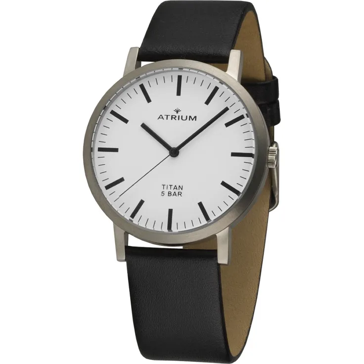 ATRIUM Damen Uhr Armbanduhr Titan A41 13 Leder