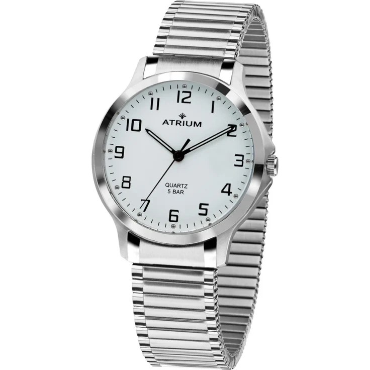 ATRIUM Damen Uhr Armbanduhr Edelstahl A13 50 Zugband – Bild 1