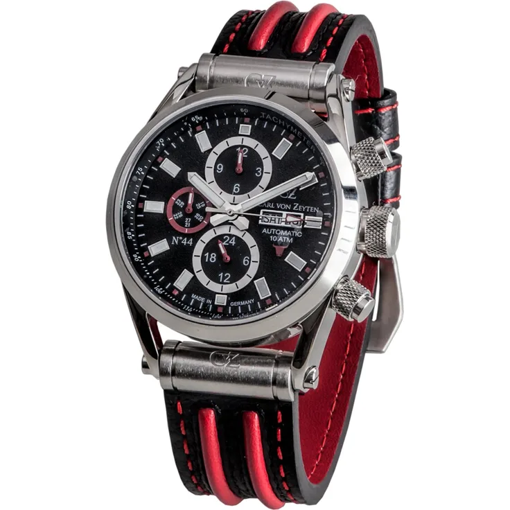 Carl von Zeyten Herren Uhr Armbanduhr Automatik NO.44 CVZ0044BKRD