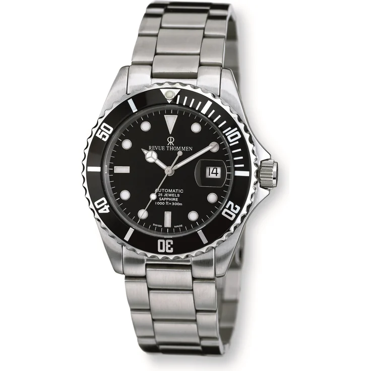 Revue Thommen Herren Uhr Analog Automatik XL Diver 17571.2137 Edelstahl – Bild 1