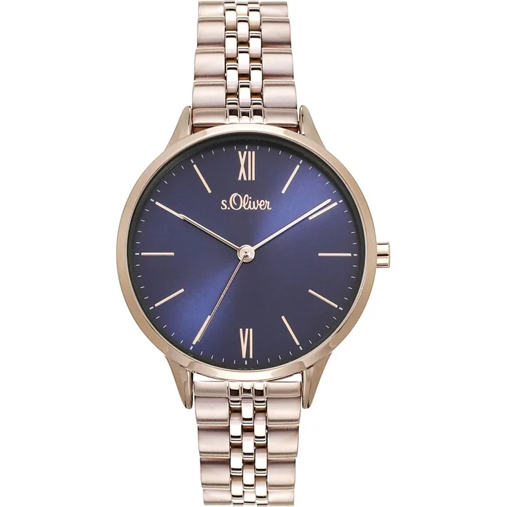 s.Oliver Damen Uhr Armbanduhr Edelstahl SO 4214 MQ