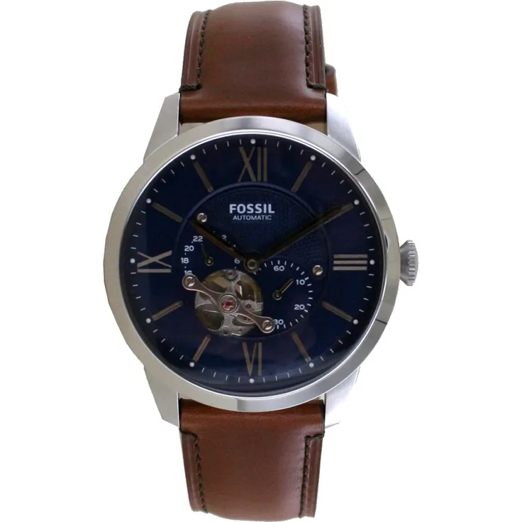 Fossil Herren Armbanduhr Uhr Automatik ME3110 Leder