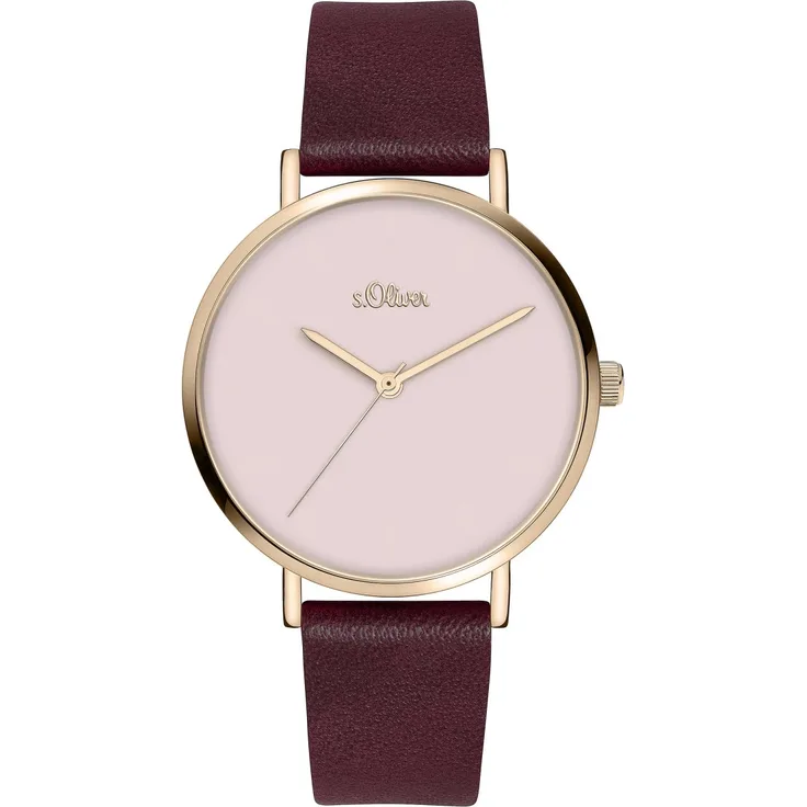 s.Oliver Damen Uhr Armbanduhr Leder SO 3911 LQ