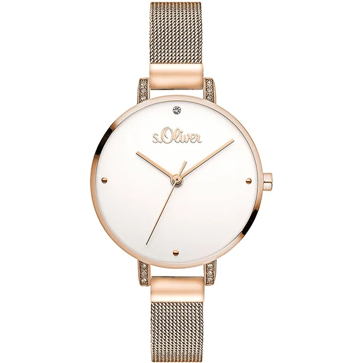 s.Oliver Damen Uhr Armbanduhr Edelstahl SO 3552 MQ
