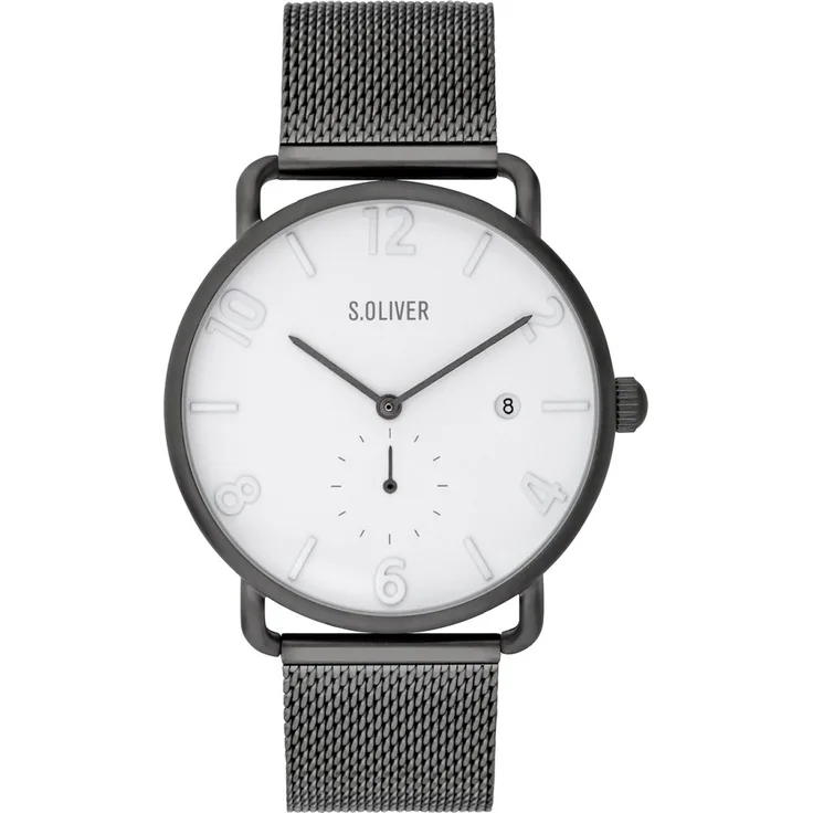 s.Oliver Herren Uhr Armbanduhr Edelstahl SO 3719 MQ