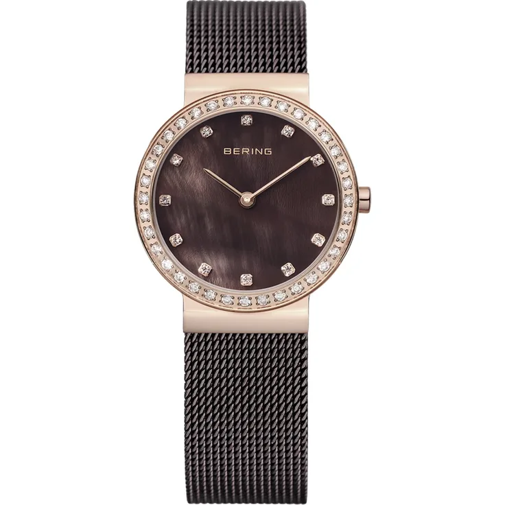 Bering Damen Uhr Armbanduhr Slim 10729 262 Meshband