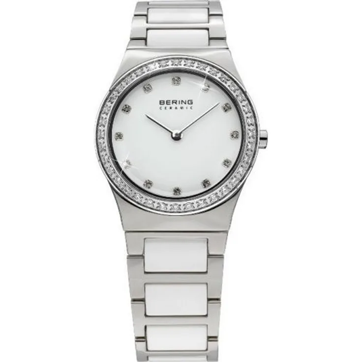 Bering Damen Uhr Armbanduhr Slim Ceramic 32430 754 Edelstahl