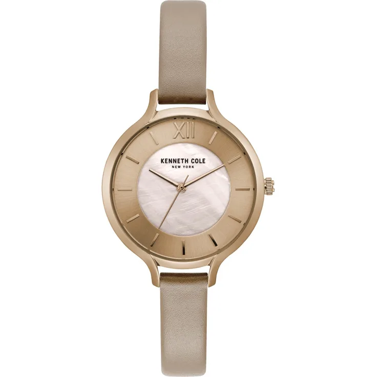 Kenneth Cole New York Damen Armbanduhr Analog Quarz Leder KC15187004