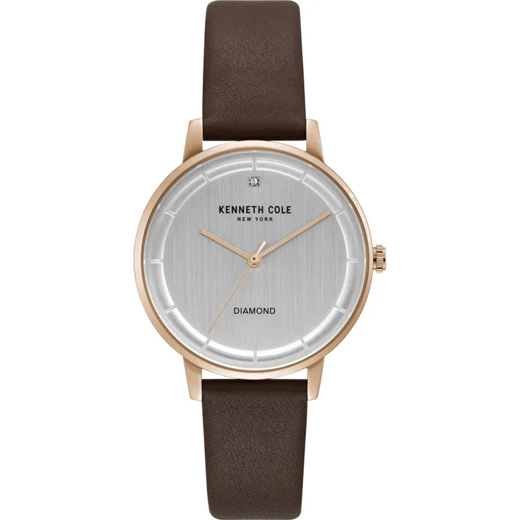 Kenneth Cole New York Damen Armbanduhr Analog Quarz Leder KC50010001