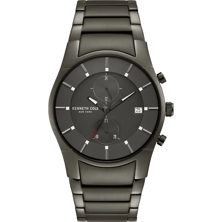 Kenneth Cole New York Herren Armbanduhr Analog Quarz Edelstahl KC15176001