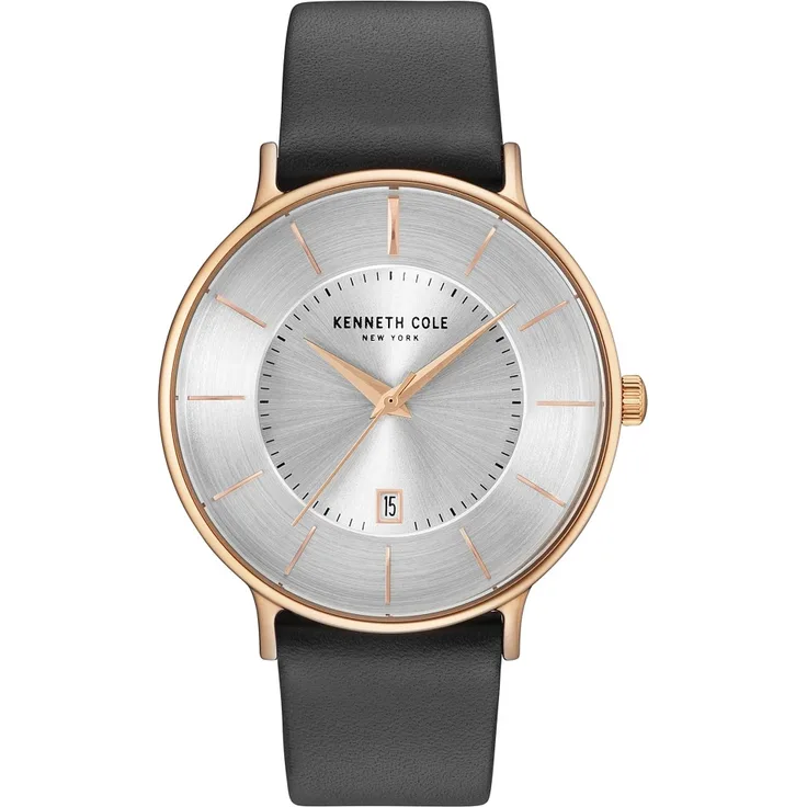 Kenneth Cole New York Herren Uhr Armbanduhr Leder KC15097002