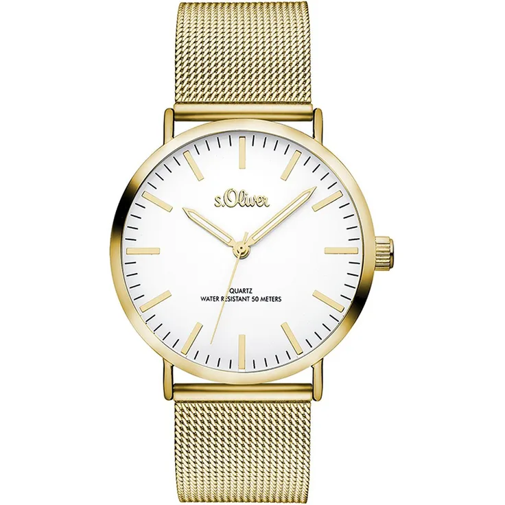 s.Oliver Damen Uhr Armbanduhr Edelstahl SO 3238 MQ