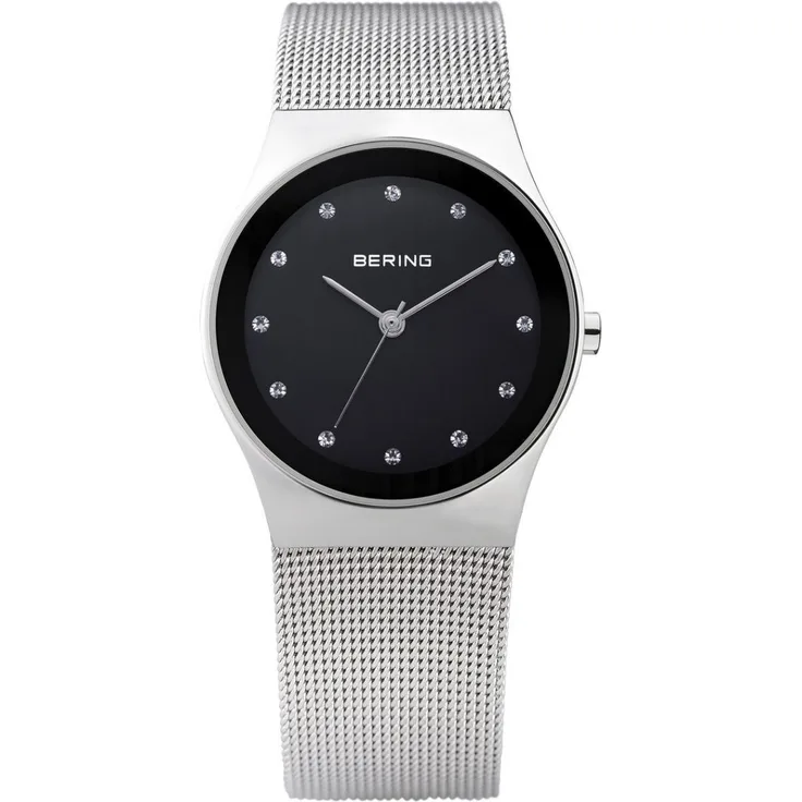 Bering Damen Uhr Armbanduhr Slim Classic 12927 002 Meshband