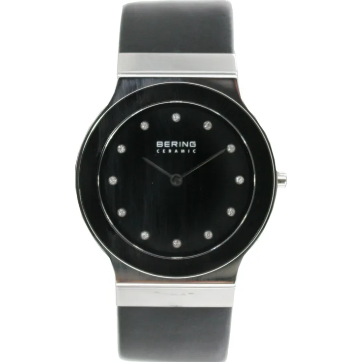 Bering Damen Uhr Armbanduhr Slim Ceramic 32834 442 Leder