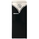 Gorenje OBRB615DBK Kühlschrank mit Gefrierfach, freistehend, tiefschwarz, Energieklasse D