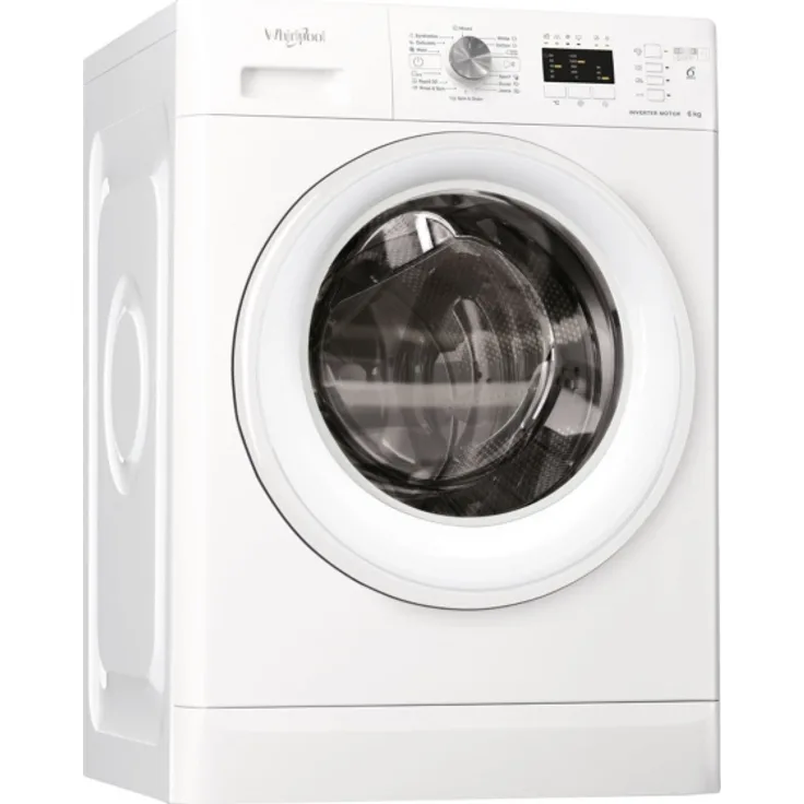 Whirlpool FFL 6238 W EE, Frontlader-Waschmaschine, D, Fassungsvermögen 6 kg, Standgerät, Breite 60 cm, weiß