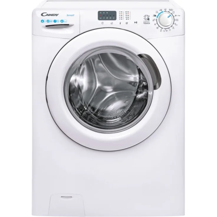 Candy CS4 1061DE/1-S, Frontlader-Waschmaschine, D, Fassungsvermögen 6 kg, Standgerät, Breite 60 cm, weiß