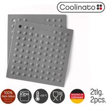 Bild für Coolinato Set 2tlg Silikon Topflappen