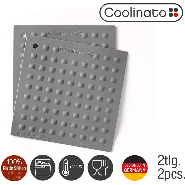 Coolinato Set 2tlg Silikon Topflappen – Bild 1