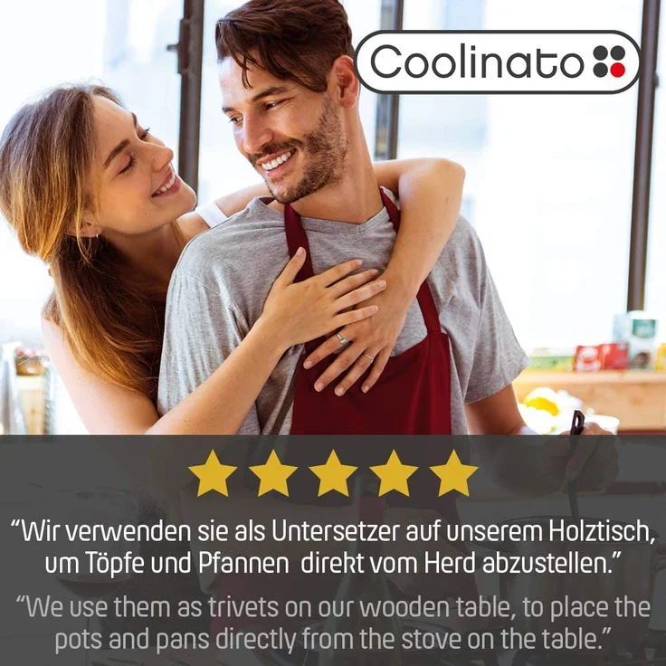 Coolinato Set 2tlg Silikon Topflappen – Bild 6