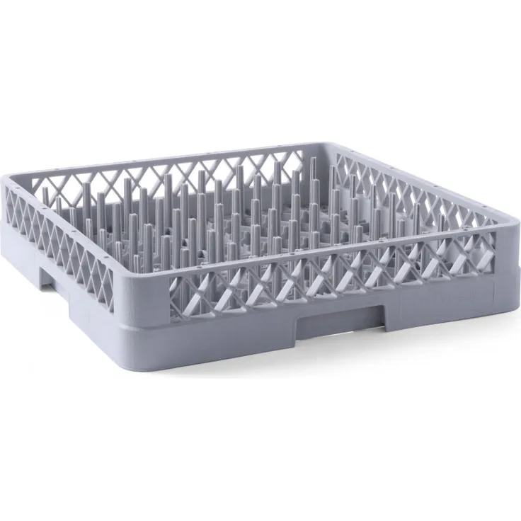 Hendi Geschirrspülkorb für Teller, 500x500x(H)100 mm, Kunststoff