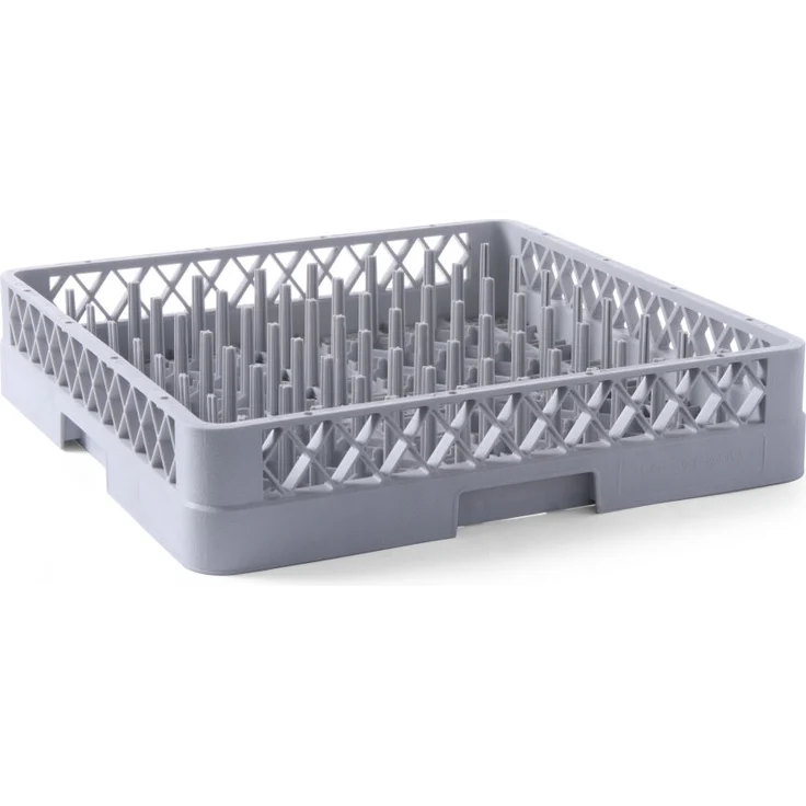 Hendi Geschirrspülkorb für Teller, 500x500x(H)100 mm, Kunststoff – Bild 1