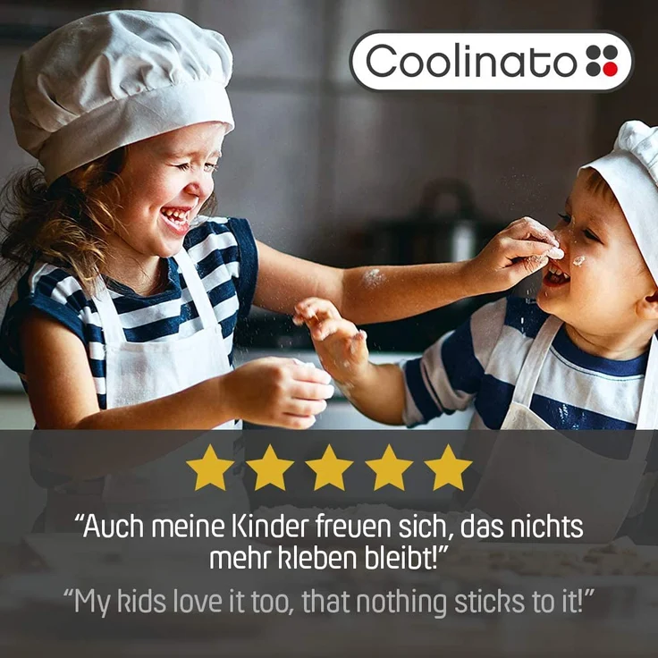Coolinato Set 2tlg Silikon Backmatten – Bild 5