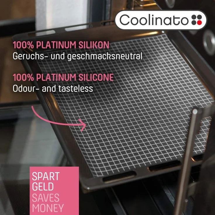Coolinato Set 2tlg Silikon Backmatten – Bild 6