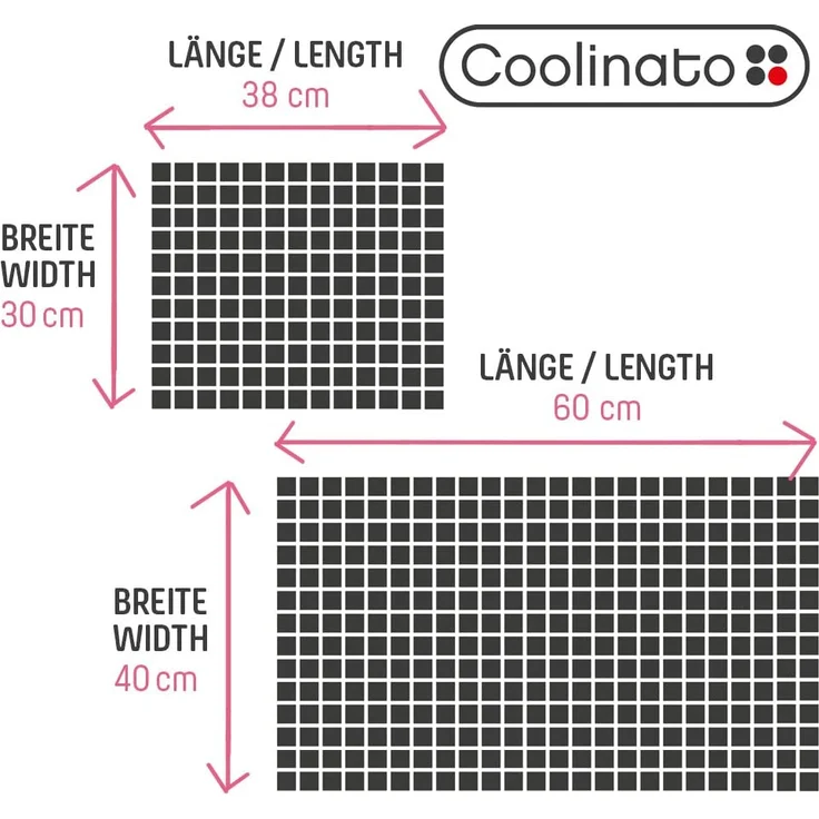 Coolinato Set 2tlg Silikon Backmatten – Bild 2