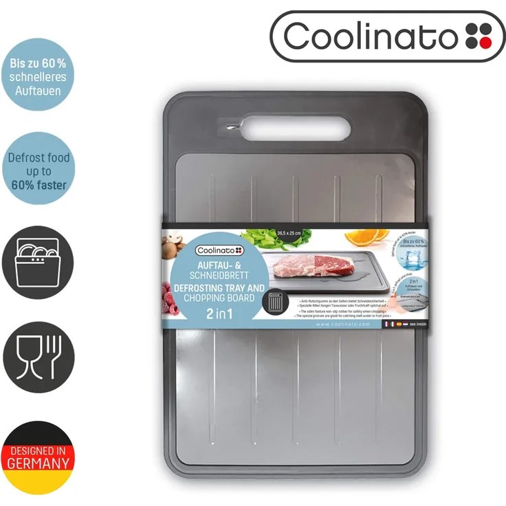 Coolinato Auftau und Schneidebrett 2 in1
