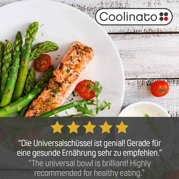 Coolinato Silikon 3 in 1 Universalschüssel – Bild 6