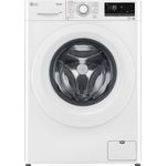 LG F4WV107P3C, Frontlader-Waschmaschine, B, Fassungsvermögen 7 kg, Standgerät, Breite 60 cm, weiß