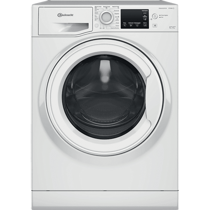 Bauknecht WT Eco Plus 86 43 N, Waschtrockner, Energieeffizienzklasse D, Standgerät, Breite 60 cm, Geräuschemissionsklasse B