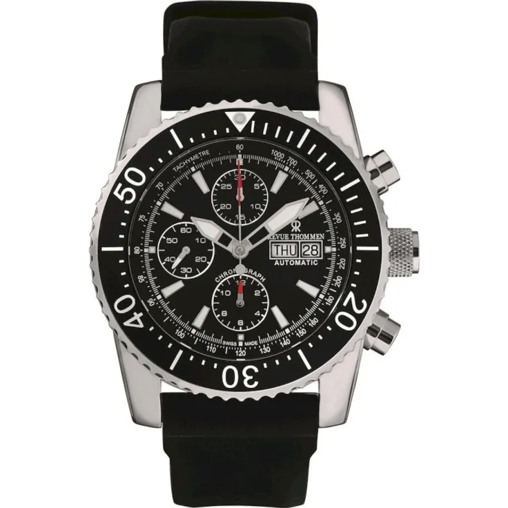 Revue Thommen Armbanduhr Herren Chrono Automatik Diver 17030.6534