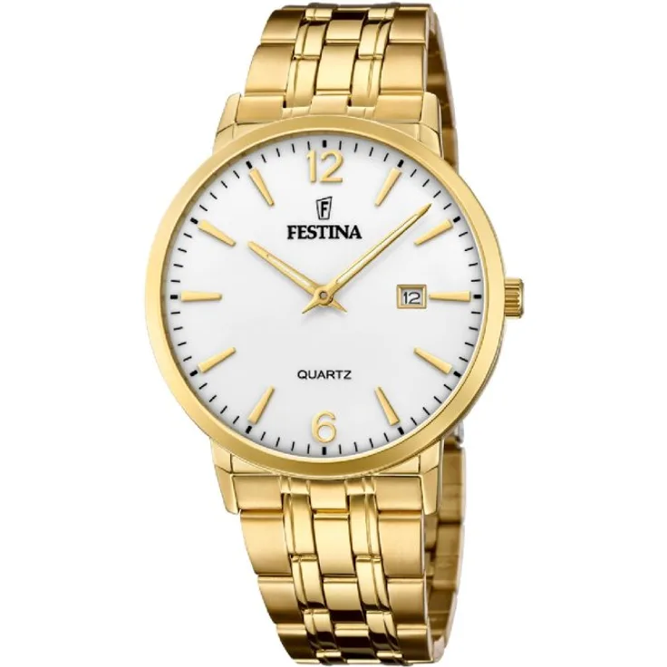 Festina Armbanduhr Herren Chronograph F20513 2 Stahlband Klassisch