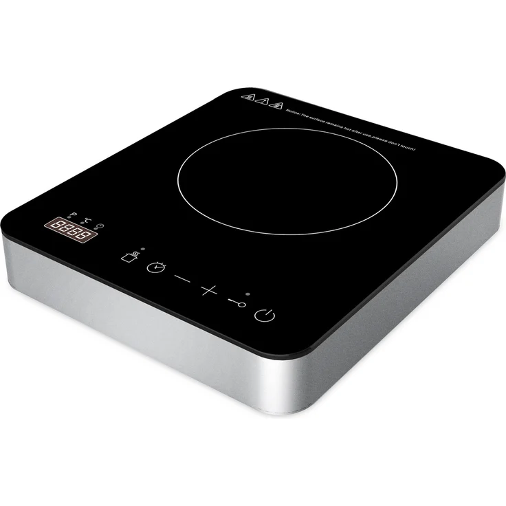DESKI 613-401569 Induktionskochfeld 22 x 22 cm, Sensorsteuerung, 60-240°C, 4 Digitalanzeigen, 2000 Watt – Bild 1