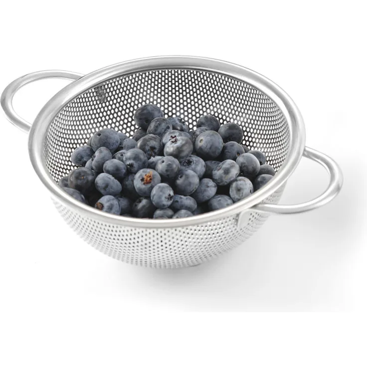 Hendi Gemüsesieb feinmaschig mit 2 Griffen, (D)160x(H)65 mm, Edelstahl