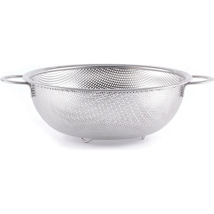 Hendi Gemüsesieb feinmaschig mit 2 Griffen, (D)235x(H)85 mm, Edelstahl