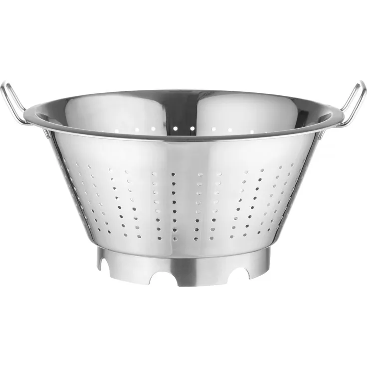 Hendi Küchensieb auf Fuss mit 2 Griffen, Ø 400x(h)220 mm