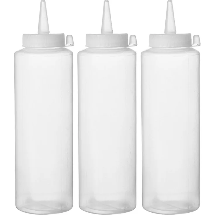 Hendi Spenderflasche, Kunststoff, transparent, 70 cl, 3-er VE