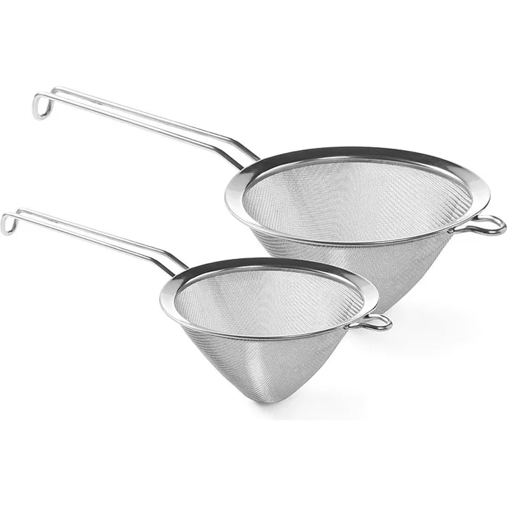 Hendi Spitzsieb fein mit Drahtgriff, (D)160 mm, Edelstahl