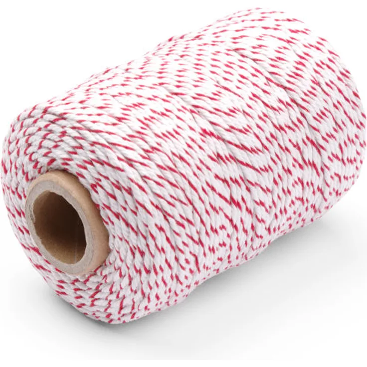 Hendi Bratenschnur aus Baumwolle rot-weiß, 200g