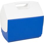 Eisbox groß, passive Kühlbox, Kühltasche, Eiskoffer, Erste Hilfe, Fußball, 15,2 l, Blau