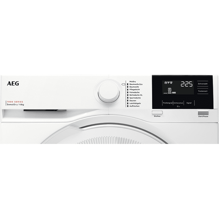 AEG TR7T60580, Wärmepumpentrockner, A++, Fassungsvermögen 8 kg, Standgerät, Breite 59,6 cm – Bild 2