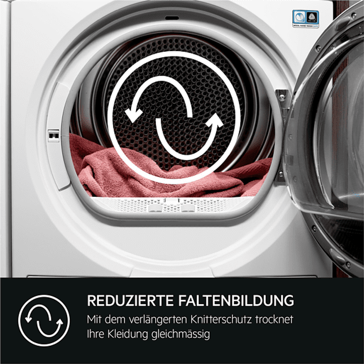 AEG TR7T60580, Wärmepumpentrockner, A++, Fassungsvermögen 8 kg, Standgerät, Breite 59,6 cm – Bild 3