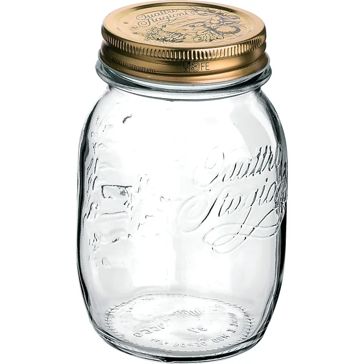 Bormioli Rocco Quattro Stagioni Einmachgläser 500 ml m. Deckel 12 Gläser