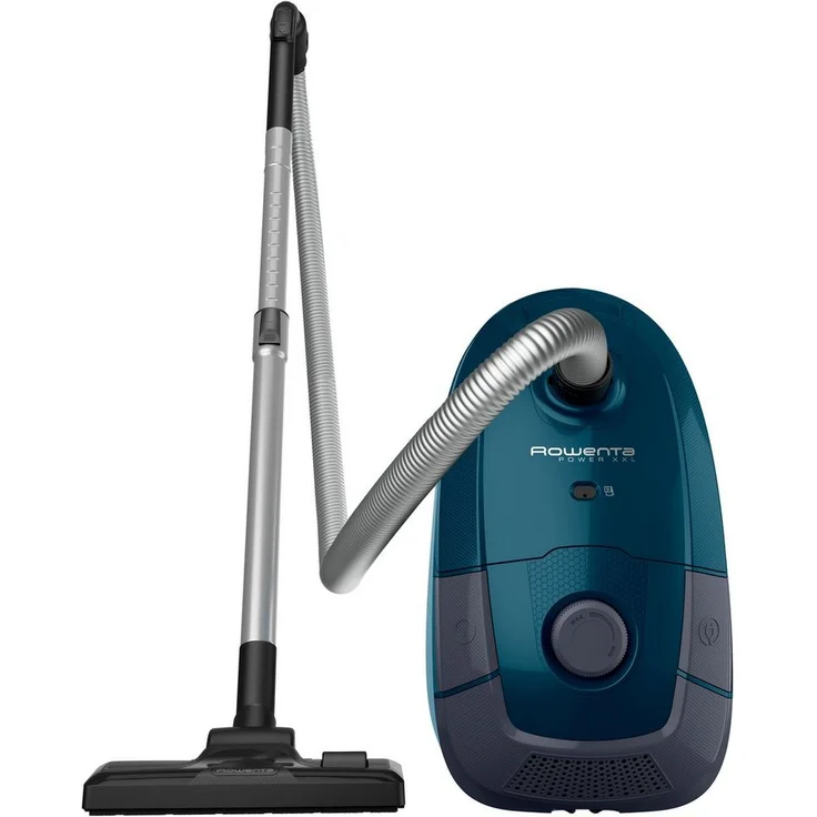 Rowenta RO3126 Power XXL Bodenstaubsauger mit Beutel, 900 Watt, 8,8 m Aktionsradius, dunkelblau-grau – Bild 2
